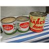 Image 3 : Oilers (2) Nabob (Brand Pure Cassia Tin)Pure Canadian Honey Tins(2) Sasco Honey Tin