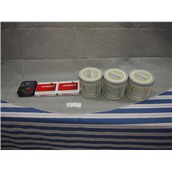 Tobacco Tins -  Export A Extra Light Tins (3) Number 7 Flat Tins (3)