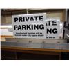 Image 1 : Aluminium Step 66"inches long ,Private Parking Signs (2) 36" x 24" inches