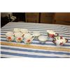 Image 1 : Mixed Lot of Cream & Sugar, 5 Mushroom Cups, and 2 Tea Cups