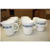 Image 1 : Set of 8 Corning USA Microwaveable Safe Mugs