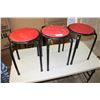 Image 1 : 3 TIMES THE MONEY  18" Metal Stools