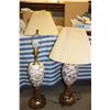 Image 1 : 2 Lamps with Shades 31" Tall