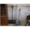 Image 3 : Snow Shovel, Rake and 2 Brooms