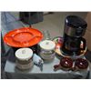 Image 1 : Black & Decker 12cup Coffee Maker, 2 French Onion Soup Bowls, Cookie Jars, etc
