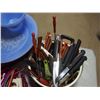 Image 4 : Lot of Assorted Knives, Kitchen Utensils, plus Other Household Items