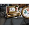 Image 4 : Piece of Driftwood, Assorted Picture Frames, Clock, and more