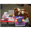 Image 1 : Stuffed Animals, Ho Physio DeStress Belt, Books, Mega Memory Cassette Tape Set