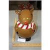 Image 1 : Reindeer Cookie Jar 11.5" Tall