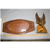 Image 5 : Wooden Eagle with Wooden Tray