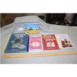4 Antique Book and 1 SK Address Book