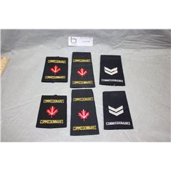 Corps Commissionaires Epaulettes 3 Sets
