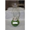 Image 1 : Green Oil Lamp 13" (Not Old)