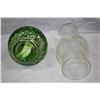 Image 2 : Green Oil Lamp 13" (Not Old)