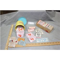 Lot of Nabob. Blue Ribbon and Misc Coupons