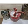 Image 2 : 3 Vintage Gas Cans (1 Military)