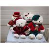 Image 1 : Lot of 4 Stuffed Bears