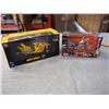 Image 1 : Die Cast Ski Doo w/Plastic 1:12 Scale & Harley Davidson Motorcycle 1:18 Scale