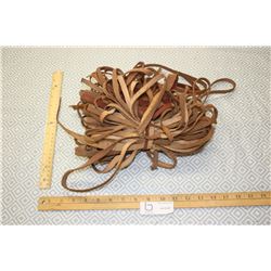 Bundle of Leather Strips