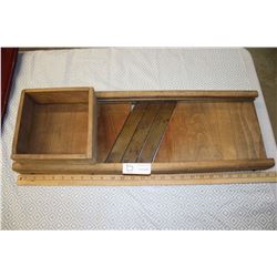 Wooden Cabbage Slicer 26" by 9"