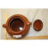 Image 2 : Medalta Bean Pot with Lid 6" H by 9.5" W