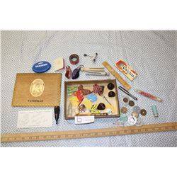 Grandpas Cigar Box with Trinkets