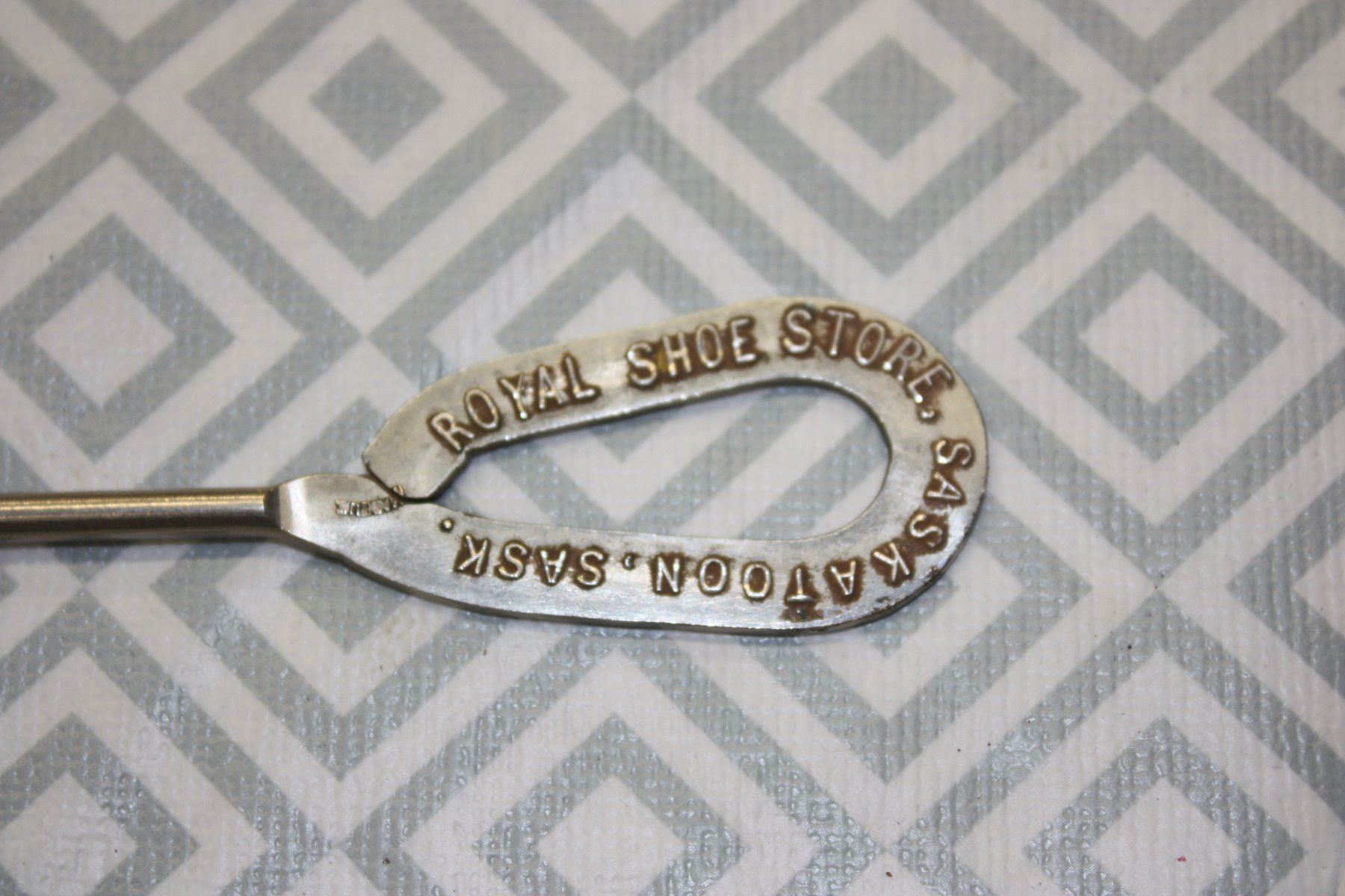 Antique Victorian Boot Lace Hooks, French Ivory (Royal Shoe Store