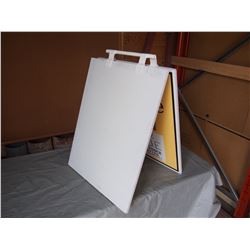 Homemade Wooden A-Frame Sign