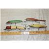 4 TIMES THE MONEY Vintage Wooden Fishing Plugs