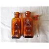 Image 2 : 2 TIMES THE MONEY-  2 Vintage Amber Poison Iodine Bottles
