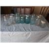 Image 1 : Lot of 8 VIntage Mason Jars- Perfect Seal, Queen, Ball, Crown Brand