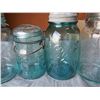 Image 2 : Lot of 8 VIntage Mason Jars- Perfect Seal, Queen, Ball, Crown Brand