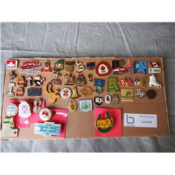 Lot of Assorted Lapel Pins including Case 1H, Calgary Stampede, Olympic, etc