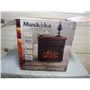 Image 1 : Muskoka Portable Electric Fireplace- working