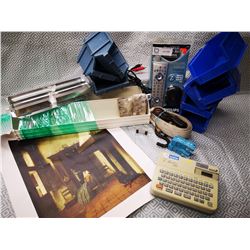 Brother Label Printer, 10 Shelf Organizer Inserts- various sizes, Universal Remote, Canvas Print