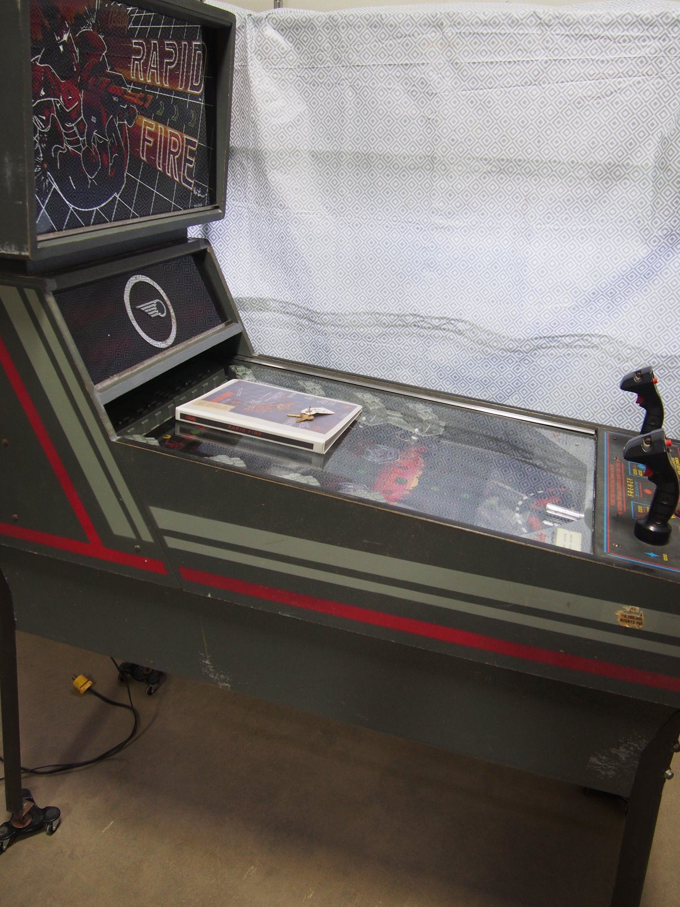 1982 Bally Rapid Fire Pinball Machine A True Piece of Arcade History