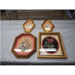 Framed Artwork- 4 pieces