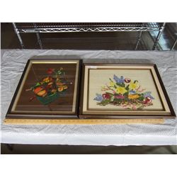 Framed Artwork- 2 pieces