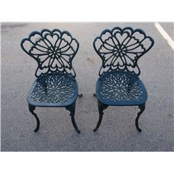 2 TIMES THE MONEY- 2 Metal Chairs