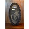 Image 1 : Vintage Oval Picture in Vintage Wooden Frame
