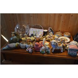 Salt and Pepper Shakers, Figurines, Egg Cups, etc.