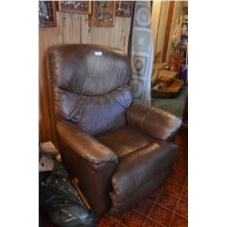 Brown Leather Recliner