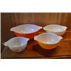 Image 1 : Vintage Pyrex Nesting Bowl Set