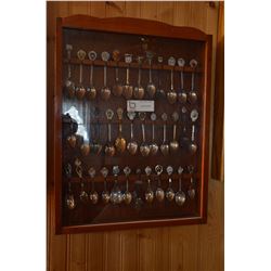 Lot of Collector Spoons (36) w/ Case