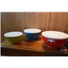 Image 1 : Set of 3 Plastic Nesting Bowl w/ Lids