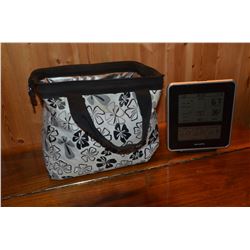 Weather Station, Cooler lunch Bag and Ice packs
