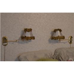 Pair of Hanging Wall Lamps