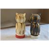 Image 4 : Retro Glass Bubble eyed Cat Salt and Pepper Shakers