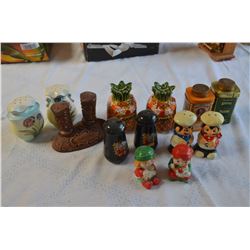 7 TIMES THE MONEY Salt and Pepper Shakers (7)