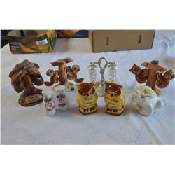 7 TIMES THE MONEY Salt and Pepper Shakers (7)